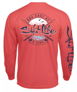 Mens Salt Life One Cast at a Time Graphic Pocket L/S T-Shirt - 2XL/XL/La... - $24.99