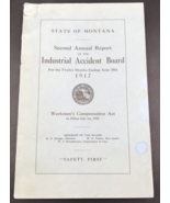 VTG 1917 Montana 2nd Annual Report Industrial Accident Board MT Mining A... - $18.55