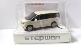 Honda Step Wgn Wagon Light Keychain Pull Back Mini Car Model Car Limited Black - £16.51 GBP