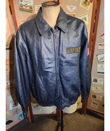 Vtg USA Leather USAF Air Force Black Bomber Jacket Mens Size 2X Patches ... - $89.10