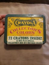 Limited Edition Collector Colors Tin 1990 Crayola 72 Retired Crayons Sealed New - £9.48 GBP