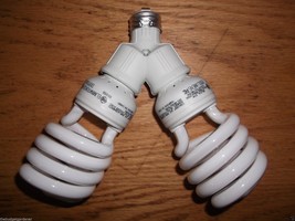 200 WATT CFL ENERGY SMART GROW LIGHT KIT/ SET- FOR BLOOM AND FLOWERING- ... - $17.99
