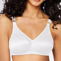 Beauty by Bali Classic Support Wirefree Bra White Size 36DD NEW - $17.00