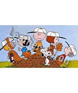 Peanuts Baseball Mound Snoopy Charlie Brown Design Vinyl Checkbook Cover - $8.75