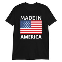 Made in America T-Shirt U.S Flag Military Patriotic 4th of July Shirt - £15.70 GBP+