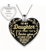 To My Daughter Love Heart Necklace - £3.90 GBP