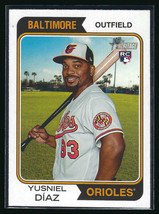2023 Topps Heritage #62 Yusniel Diaz Baltimore Orioles Rookie Card - £0.85 GBP