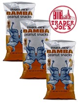  X3 Trader Joe&#39;s Bamba Peanut Snacks 3.5 oz / 100g - FREE SHIPPING !!  - £15.56 GBP