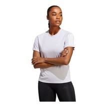 adidas Womens Own The Run T-Shirt Color Silver Dawn Size L - $33.87