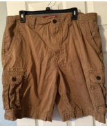 Arizona Jean Co.Navy Khaki Brown Cargo Shorts Classic Fit Men&#39;s Size 40 - $17.80
