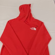The North Face Mens Box NSE Pullover Red Cotton Blend Hoodie Sweatshirt Chest 43 image 14
