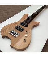 6 Strings Fretless Electric Bass Guitar,Ash Body&amp;Rosewood Fingerboard SD74 - $379.00
