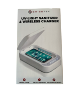 NEW Swisstek UV Light Sanitizer &amp; Wireless Charger- White - $26.88 CAD