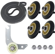 134715900 Dryer Drum Roller 134793500 Idler Pulley 137315300 Belt Repair Kit - £40.79 GBP