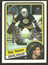 1984 O-Pee-Chee OPC Hockey Card #15 Boston Bruins Pete Peeters nr mt   ! - £0.39 GBP