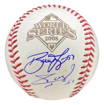 Brad Lidge Carlos Ruiz Firmado Phillies 2008 Mundo Serie Béisbol JSA ITP - £178.32 GBP