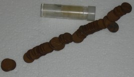 Estate ROLL US Copper Pennies Lincoln Wheat 1917-1958 various dates - $379.94 MXN