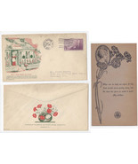 Sc 737 FDC 1934 American War Mothers Day Cover w Poem Card Mellone 737-1 - £7.46 GBP