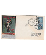 US 1932 Olympic Village Cachet Summer Opening Day Cover Sc 719 Pair - £37.56 GBP