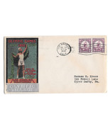 US 1932 Olympic Village Cachet Summer Opening Day Cover Sc 718 3c Pair - £36.95 GBP