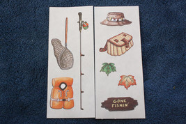 Creative Memories Fishing Stickers - 2 Sheets - $1.50