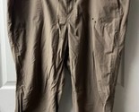 Columbia Sportswear Women&#39;s Plus Size 2X Khaki Crop Capri Hiking Outdoor... - $19.75