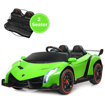 12V 2-Seater Licensed Lamborghini Kids Ride On Car W/ Rc &amp; Swing Functio... - £455.71 GBP