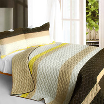 [Best Home Decoration] 3PC Patchwork Quilt Set (Full/Queen Size) - £78.92 GBP