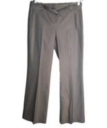 The Limited Flat Front Dress Pants Charcoal w/Gray Pin Stripes Womens Si... - $16.82