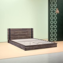 Full size Farmhouse Wood Industrial Low Profile Platform Bed Frame - $972.44