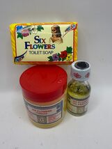 SIX FLOWERS  3PCS SET (1 Perfume 18ml + 1 Pomade 80g +1 Soap 80g) - $20.78