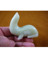 (Y-SEAL-751) SEAL carving Green Jade gem FIGURINE seals GEMSTONE GRACEFU... - $443.99 MXN