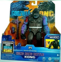 Hong Kong Battle Damage Godzilla Monsterverse Blue Toy Figure Playmates Figurine - £26.69 GBP