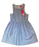Lilly Pulitzer Mini Tori Dress Crew Blue White Stripe Eyelet Girls Size ... - $116.60 CAD