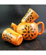 Orange Retro Teapot 2 Teacups, Something Special, OBO - $441.00 MXN