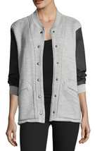 NWT Women&#39;s Current/Elliott Snap Front &quot;The Classic Varsity Jacket Sz 1 Small - £67.25 GBP