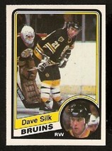 1984 O-Pee-Chee OPC Hockey Card #16 Boston Bruins Dave Silk   ! - £0.39 GBP