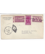 Saint Paul MN Commercial Cover 1939 Duplex Linwood Stamps sc 854 856 858 - £4.01 GBP