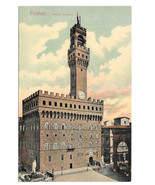 Italy Firenze Palazzo Vecchia Town Hall Florence Vtg Postcard - £3.82 GBP
