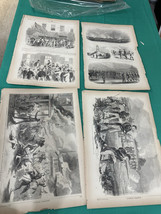 Old Harpers Weekly Lot of 24 Civil War Battle Engravings for Framing/Dis... - $44.55