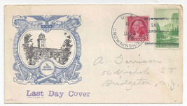 Naval Cover USS Crowninshield DD-134 Last Day Decommissionied Linprint Cachet - $5.81