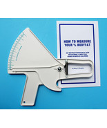 Slim Guide Skin Fold Caliper, The Original, Made In USA, White &amp; Teal - $29.95