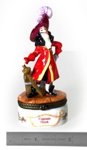 Walt Disney Peter Pan&#39;s - Captain Hook Porcelain Hinged Box #348079 - £29.81 GBP