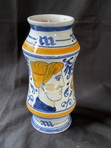 antique italy ceramic albarello - pharmacy jar . Signed - £116.49 GBP