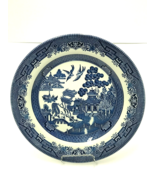 Willow Blue 10 Inch Dinner Plate Churchill Blue White Replacement or Add... - £7.79 GBP