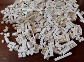 Lego Vintage Brick Lot Assorted Pieces 1970-1990s White 1.5LB - $32.43