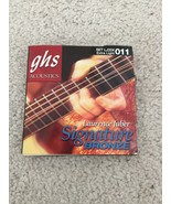 144 GHS Acoustics LJ20X Extra Light 011 Guitar Strings (6 strings in ea ... - $205.70