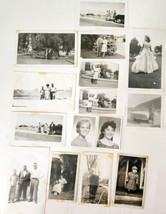 15 Snapshots Family 1940s-60s - Great Human Interest from that era. All B&amp;W - £3.92 GBP