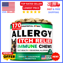 Dog Allergy Relief for Itching&amp;Hot Spot Treatment, Skin&amp;Immune Support,1... - $19.31