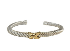 David Yurman X Crossover Bracelet With 14K Rose Gold, 5mm - $365.00